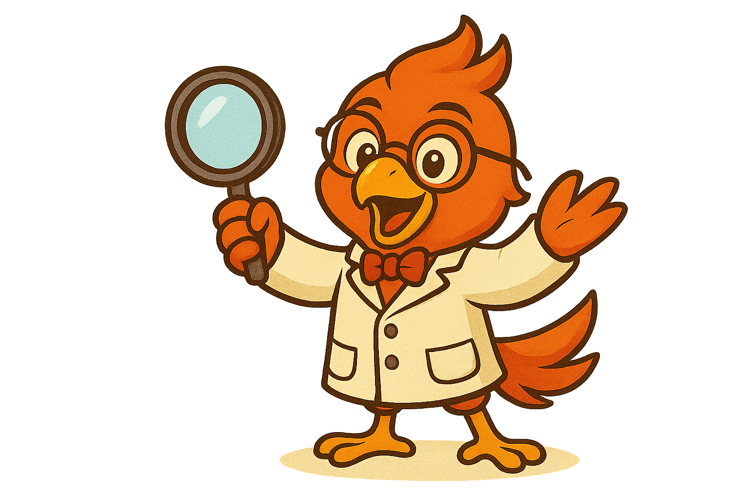 Poly looking like a researcher